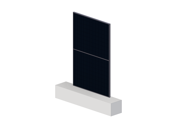 Panneau solaire 3D - Panneau avec cellule halfcut de 182mm... Panneau solaire 3D - Panneau avec cellule halfcut de 182mm...