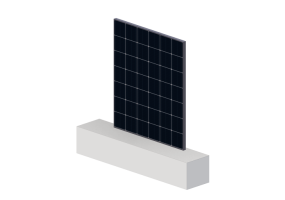 Panel with 166mm cell