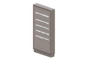 Floor Mounted [Ter] 900x200x1749mm