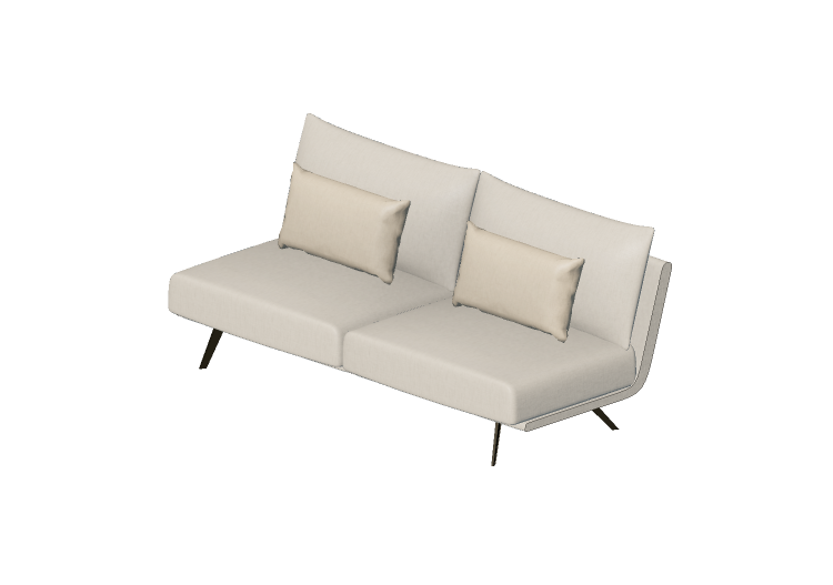 Poltronas y Sofás 3D - Módulo para sofá - Stua - Costura HS... Poltronas y Sofás 3D - Módulo para sofá - Stua - Costura HS...