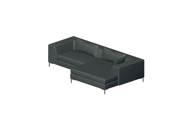 Sofás 3D - Sofá de tecido - Kare - Gianni - 82658 - Kare Sofás 3D - Sofá de tecido - Kare - Gianni - 82658 - Kare