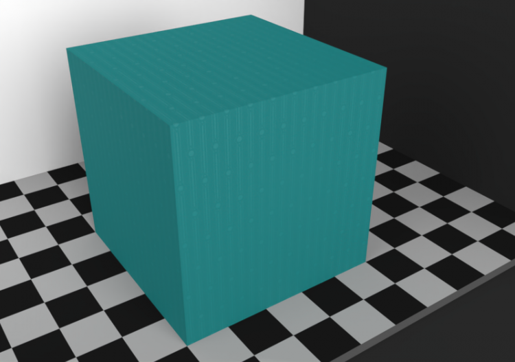 Texture carte peinte - Bleu turquoise - ACCA software