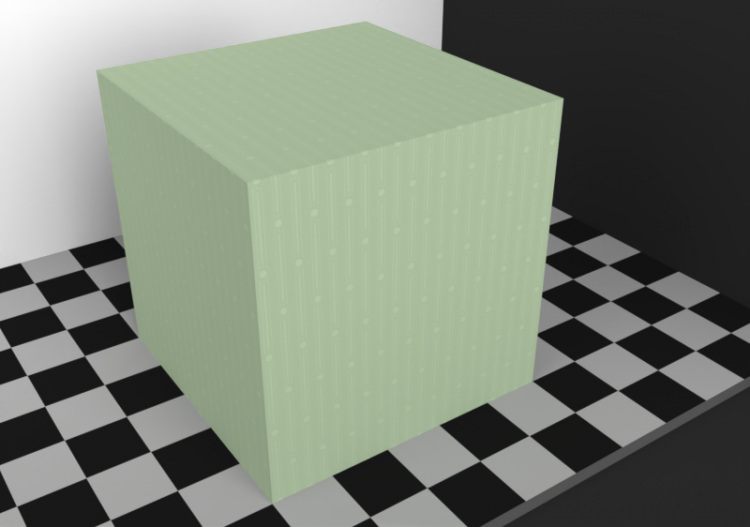 Texture carte peinte - Vert blanc - ACCA software