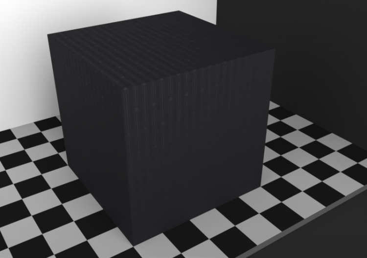 Texture carte peinte - Noir profond - ACCA software