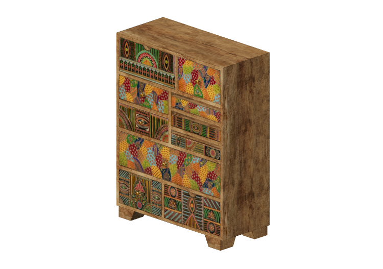 Móveis 3D - Cômoda de madeira - Kare - Paradise - 84709 -... Móveis 3D - Cômoda de madeira - Kare - Paradise - 84709 -...