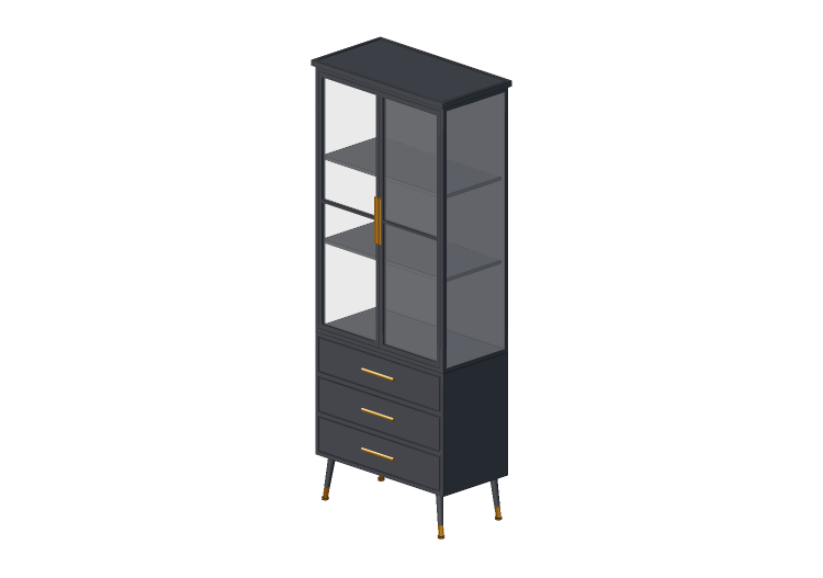 Muebles 3D - Mueble de madera lacada - Kare - La Gomera -... Muebles 3D - Mueble de madera lacada - Kare - La Gomera -...