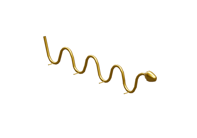 Accessoires 3D - Porte-manteaux en métal - Kare - Snake -... Accessoires 3D - Porte-manteaux en métal - Kare - Snake -...