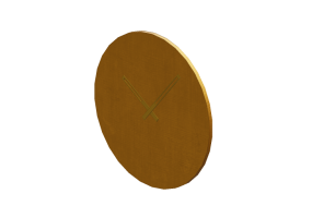 Rel&oacute;gios 3D - Rel&oacute;gio de parede - Kare - Texture - 52164