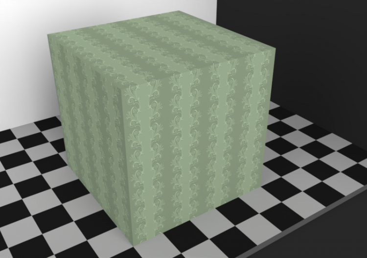 Textura papel pintado - Verde blanco - ACCA software