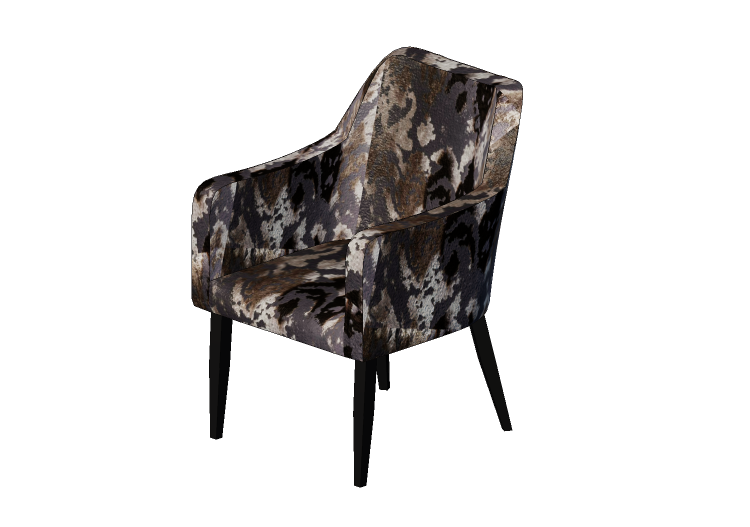 Chaises 3D - Chaise en tissu - Kare - Black Mode - 84439 -... Chaises 3D - Chaise en tissu - Kare - Black Mode - 84439 -...