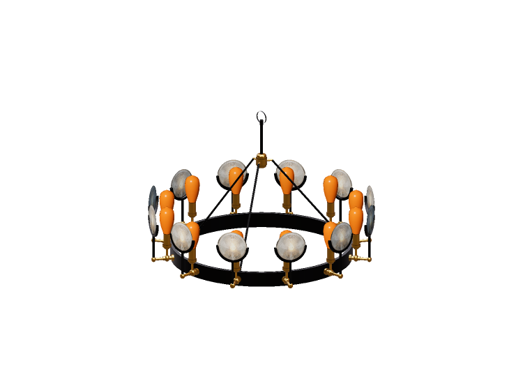 Lâmpada pingente 3D - Luminária pendente - Kare - Farol -... Lâmpada pingente 3D - Luminária pendente - Kare - Farol -...