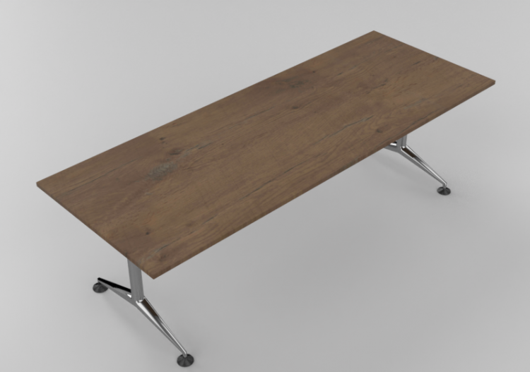 Tables 3D - Table rectangulaire 240x90cm - Vitra Solvay -...