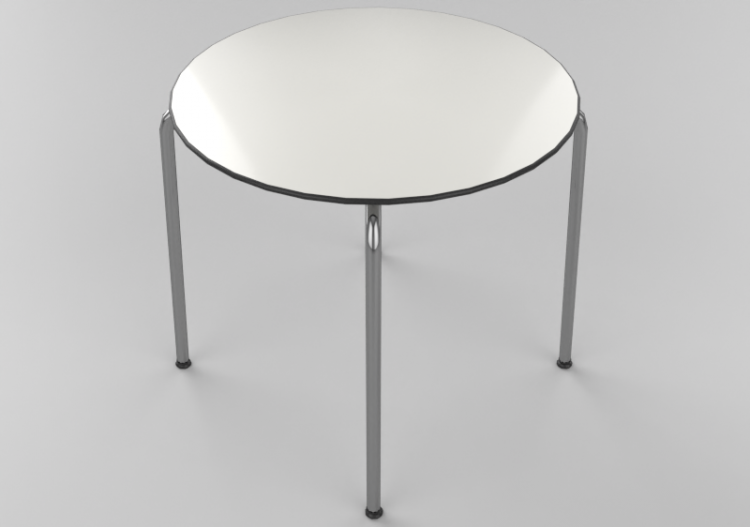 Tables 3D - Table empilable ronde - Vitra HAL - ACCA...