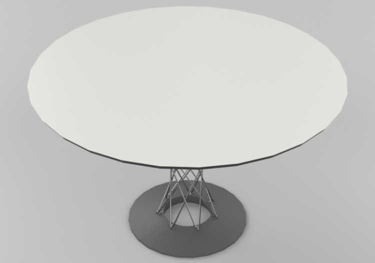 Tables 3D - Table ronde 105 cm - Vitra Noguchi - ACCA...
