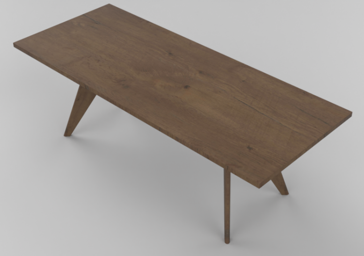 Mesas 3D - Mesa retangular 220 cm - Vitra EM - ACCA...