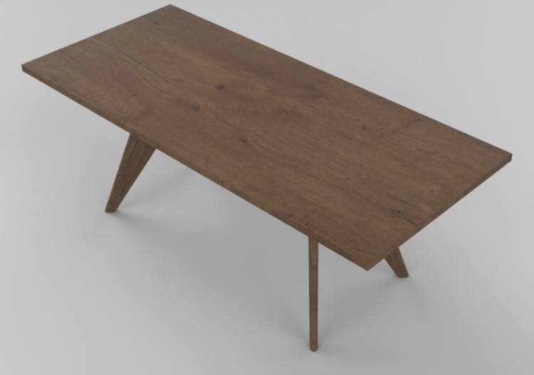 Tables 3D - Table rectangulaire 200cm - Vitra Solvay - ACCA...