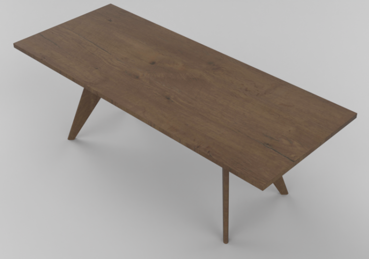 Tables 3D - Table rectangulaire 220cm - Vitra Solvay - ACCA...