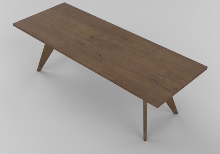 Tables 3D - Table rectangulaire 240 cm - Vitra Solvay -...