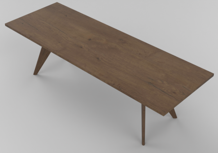 Tables 3D - Table rectangulaire 260 cm - Vitra Solvay -...