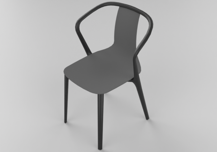 Chaises 3D - Fauteuil avec assise en tissu - Vitra...