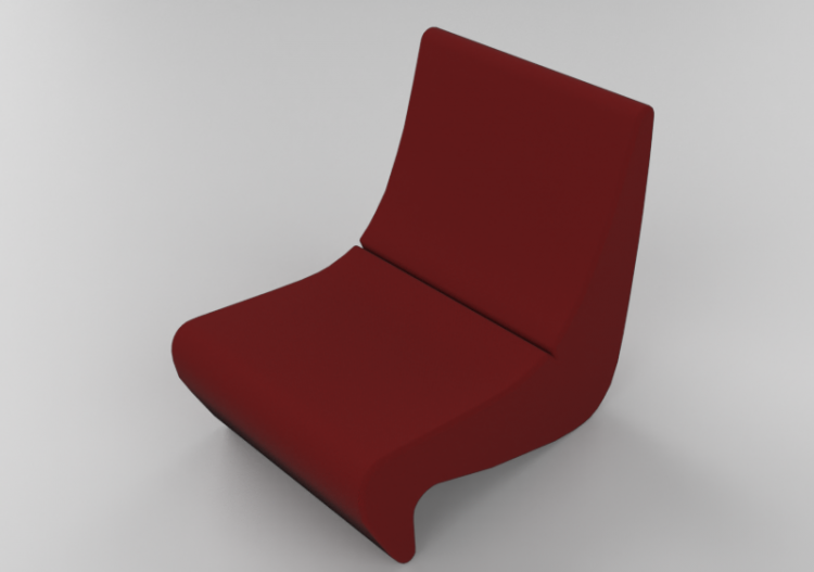 Chairs and Sofas 3D - Armchair - Vitra Amoebe - ACCA...