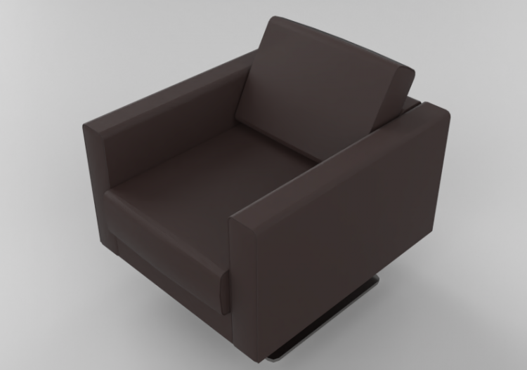Divans 3D - Fauteuil - Vitra Park Swivel Armchair - ACCA...
