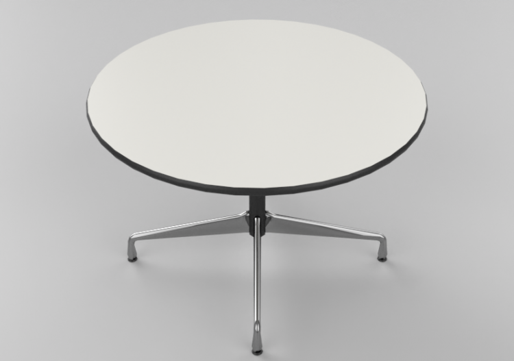 Tables 3D - Table circulaire 110cm - Vitra Eames Segmented...