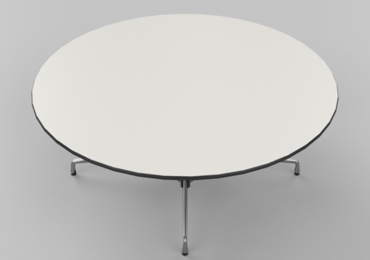 Tables 3D - Table circulaire 180cm - Vitra Eames Segmented...