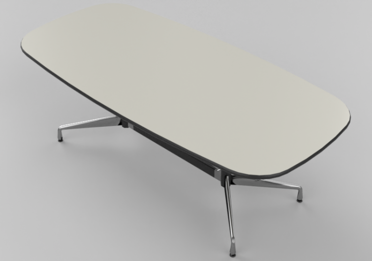 Tables 3D - Table ovale 210 cm - Vitra Eames Segmented -...