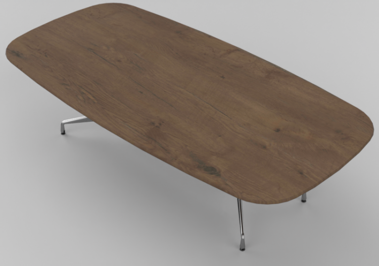 Mesas 3D - Mesa ovalada 270 cm - Vitra Eames Segmented -...
