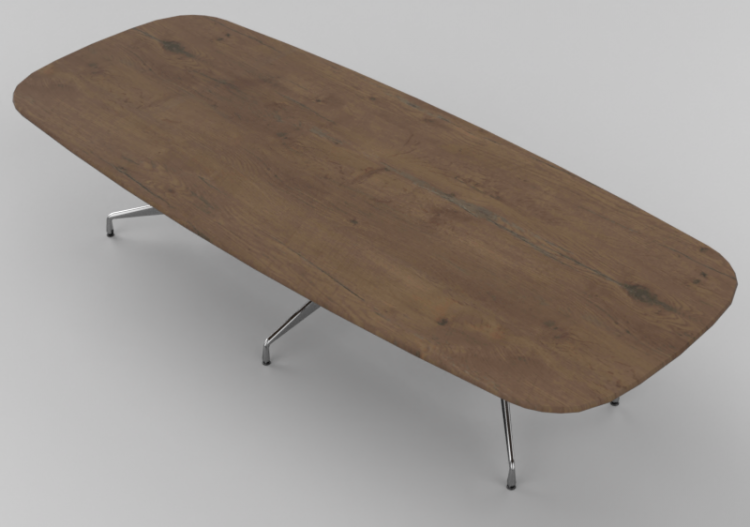 Mesas 3D - Mesa ovalada 330 cm - Vitra Eames Segmented -...
