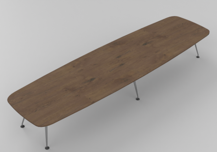 Tables 3D - Table ovale 500x140cm - Vitra MedaMorph - ACCA...