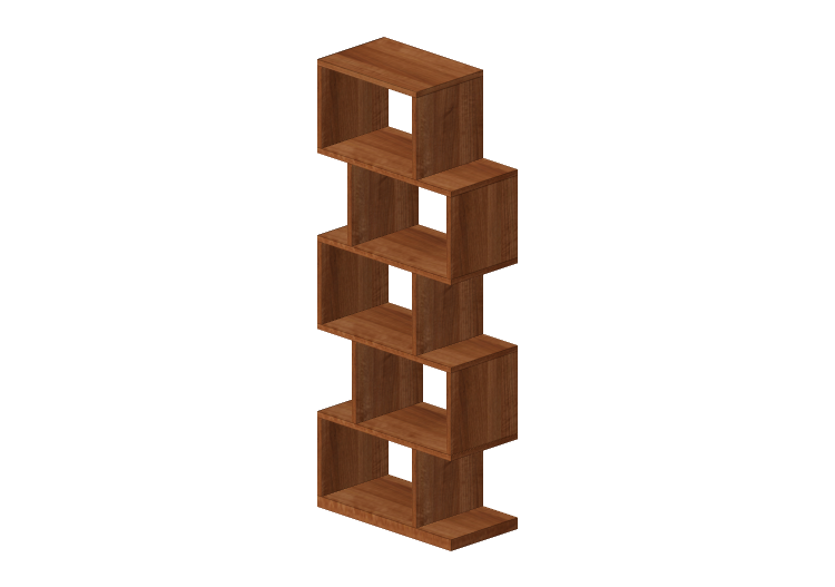 3D Bookshelves and Containers - Wooden bookcase - Kare -... 3D Bookshelves and Containers - Wooden bookcase - Kare -...