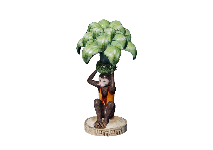 3D Accessories - Ceramic candle holder - Kare - Monkey -... 3D Accessories - Ceramic candle holder - Kare - Monkey -...