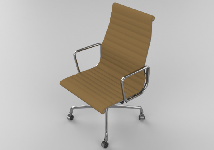 Sedie 3D - Sedia 4 razze con braccioli - Vitra Aluminium...