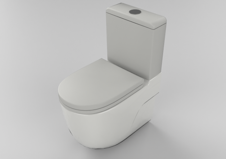 Vasos 3D - Bacia sanitária - Roca Meridian - ACCA software