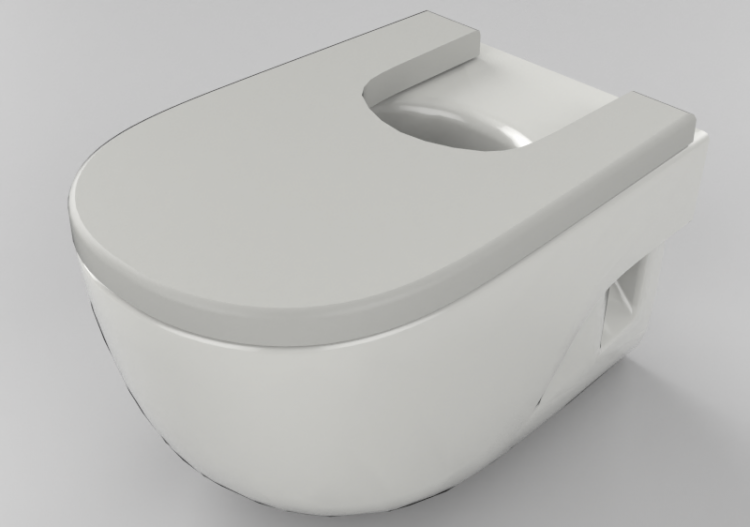 Bidet 3D - Bidet suspendu - Roca New Meridian - ACCA...