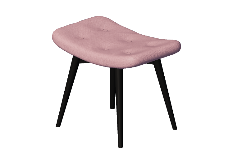Chaises 3D - Tabouret en tissu - Kare - Vicky - 83415 -... Chaises 3D - Tabouret en tissu - Kare - Vicky - 83415 -...