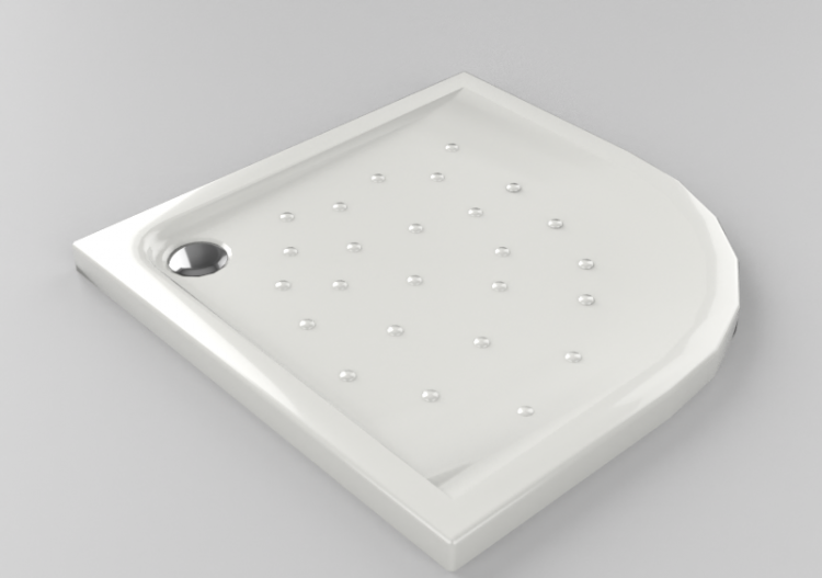 3D Duschen - Duschplatte eckig - Roca Malta - ACCA software