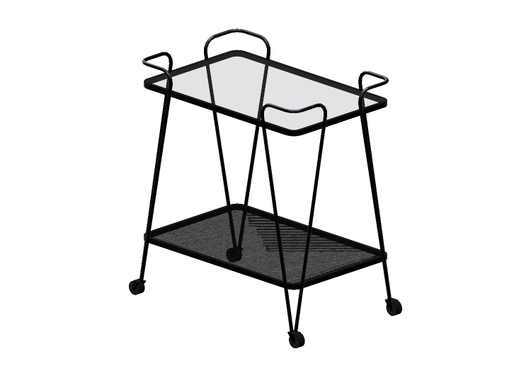 Accessoires 3D - Chariot en métal - Kare - Mesh - 83673 -... Accessoires 3D - Chariot en métal - Kare - Mesh - 83673 -...