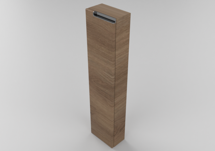 Mobili 3D - Mobile bagno a colonna 253x146x1100cm - Roca...