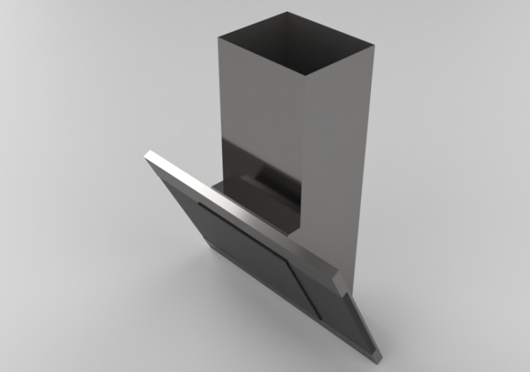 Eletrodomésticos 3D - Exaustor decorativo de parede 32'' -...