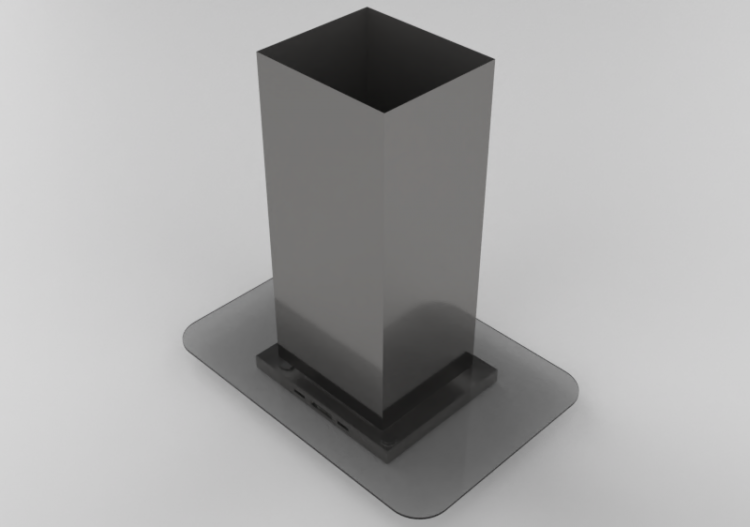 Eletrodomésticos 3D - Exaustor de Ilha 36'' - Whirlpool...
