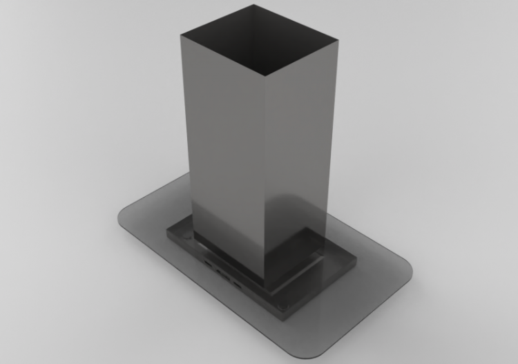 3D Electrical Appliances - Island Kitchen hood 32'' -...