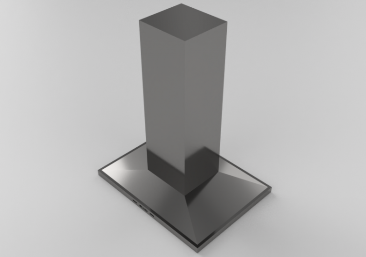 Electroménagers 3D - Hotte à ilot 36'' - Whirlpool...
