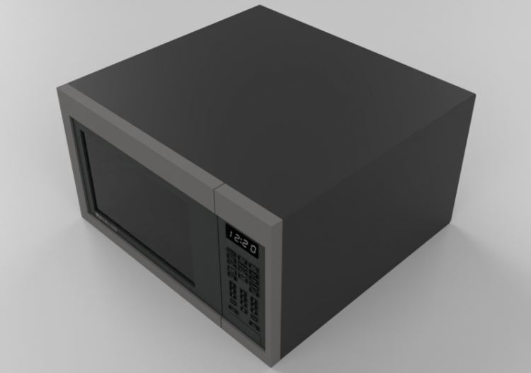 Oggetti BIM Download gratuito! Elettrodomestici 3D Forno microonde