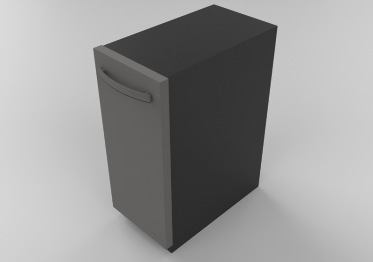 3D Electrical Appliances - Built-in Ice machine - Whirlpool...