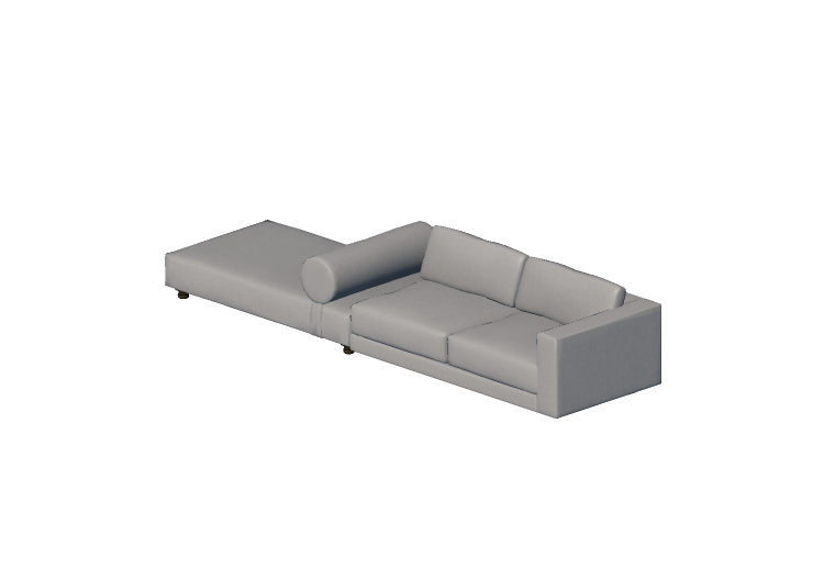 3D Sofa - Left composition - Moroso - Salon Nanà - SN1 -... 3D Sofa - Left composition - Moroso - Salon Nanà - SN1 -...