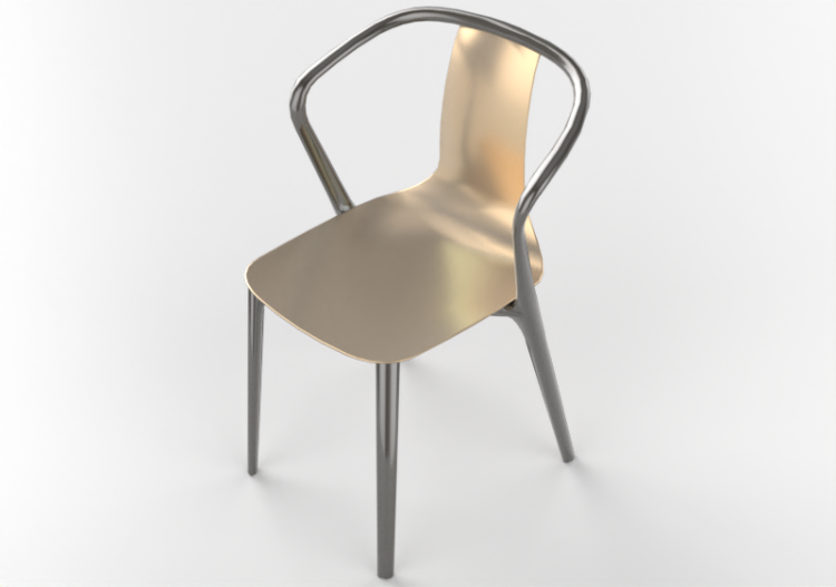 Chaises 3D - Chaise moderne en Plastique - ACCA software