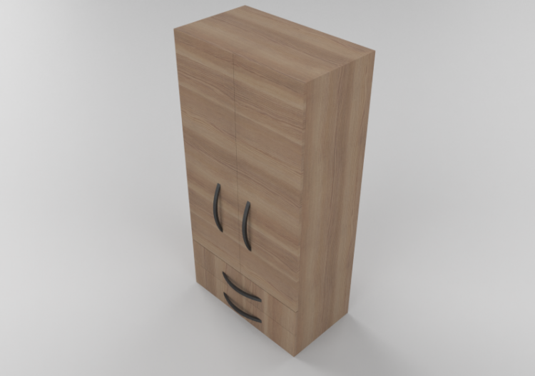 Wardrobes and Cabinets 3D - Wardrobe - 2 doors - ACCA...